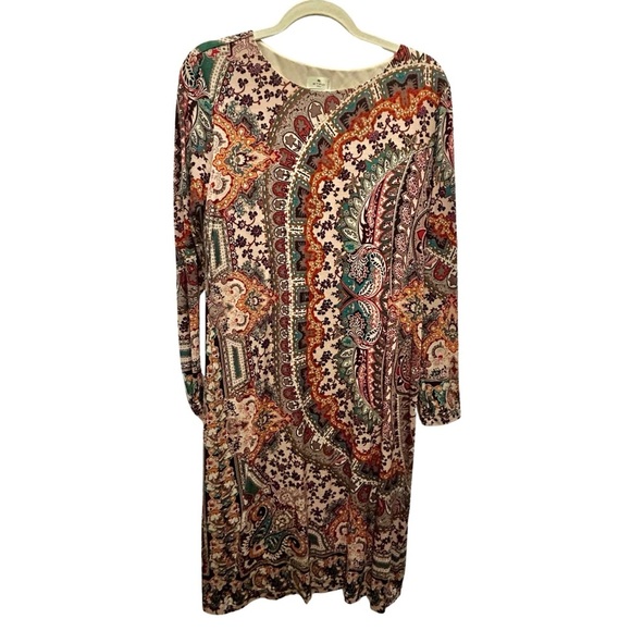 Etro Made in Italy Paisley Wool Blend Dress | Size 40 (US 6) - Picture 1 of 5